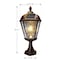 Gama Sonic Royal Bulb Solar Light, GS Solar Light Bulb, Pier Mount, Brushed Bronze 98B111 - alternate 5
